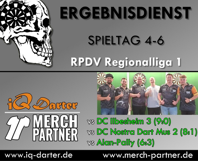 RPDV Spieltag 4-6 - iQ Darter Team Merchpartner