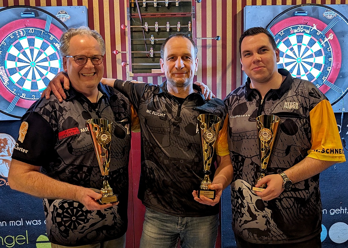 iQ Darter e.V. Vereinsmeisterschaft 2023 mit Tobias Solger, Michael & Nils Schneider