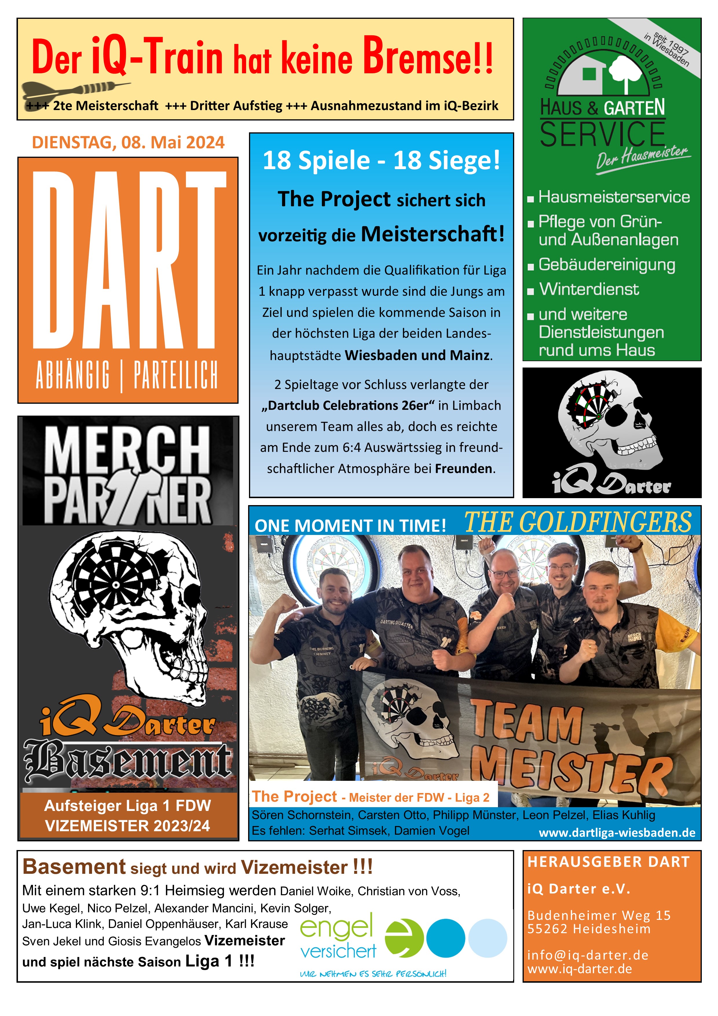 DART - Die Dart-Zeitschrift der iQ Darter - Ausgabe 4