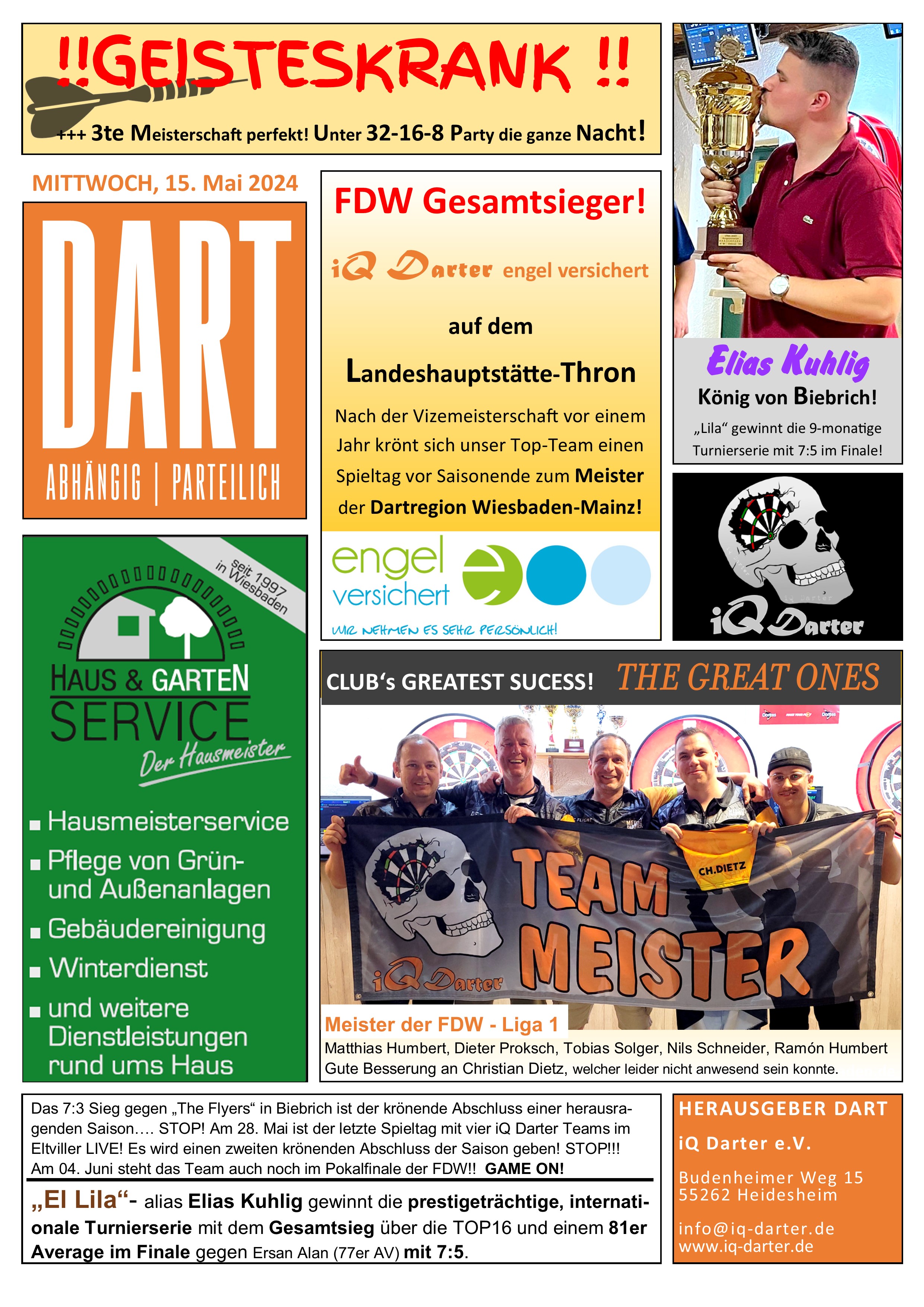 DART - Die Dart-Zeitschrift der iQ Darter - Ausgabe 5
