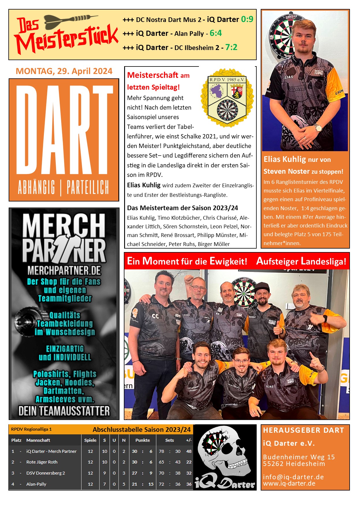 DART - Die Dart-Zeitschrift der iQ Darter - Ausgabe 3